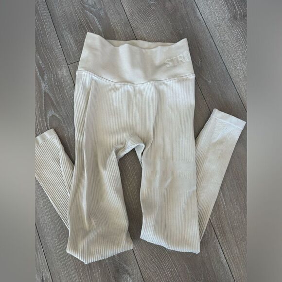 Rib Seamless Leggings | Rainy Day - Picture 9 of 9